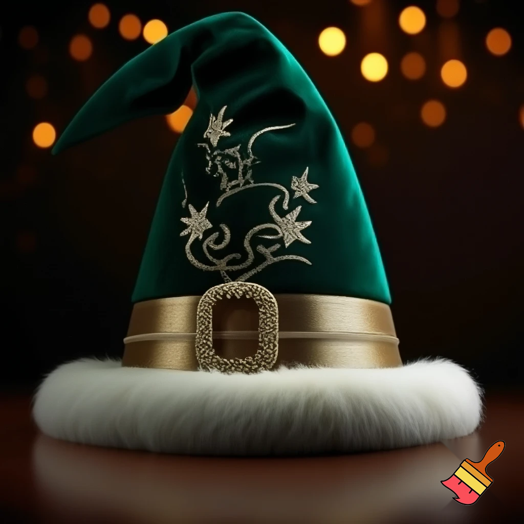 Christmas wizard hat