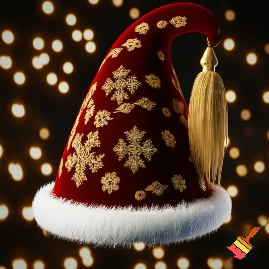 Christmas wizard hat