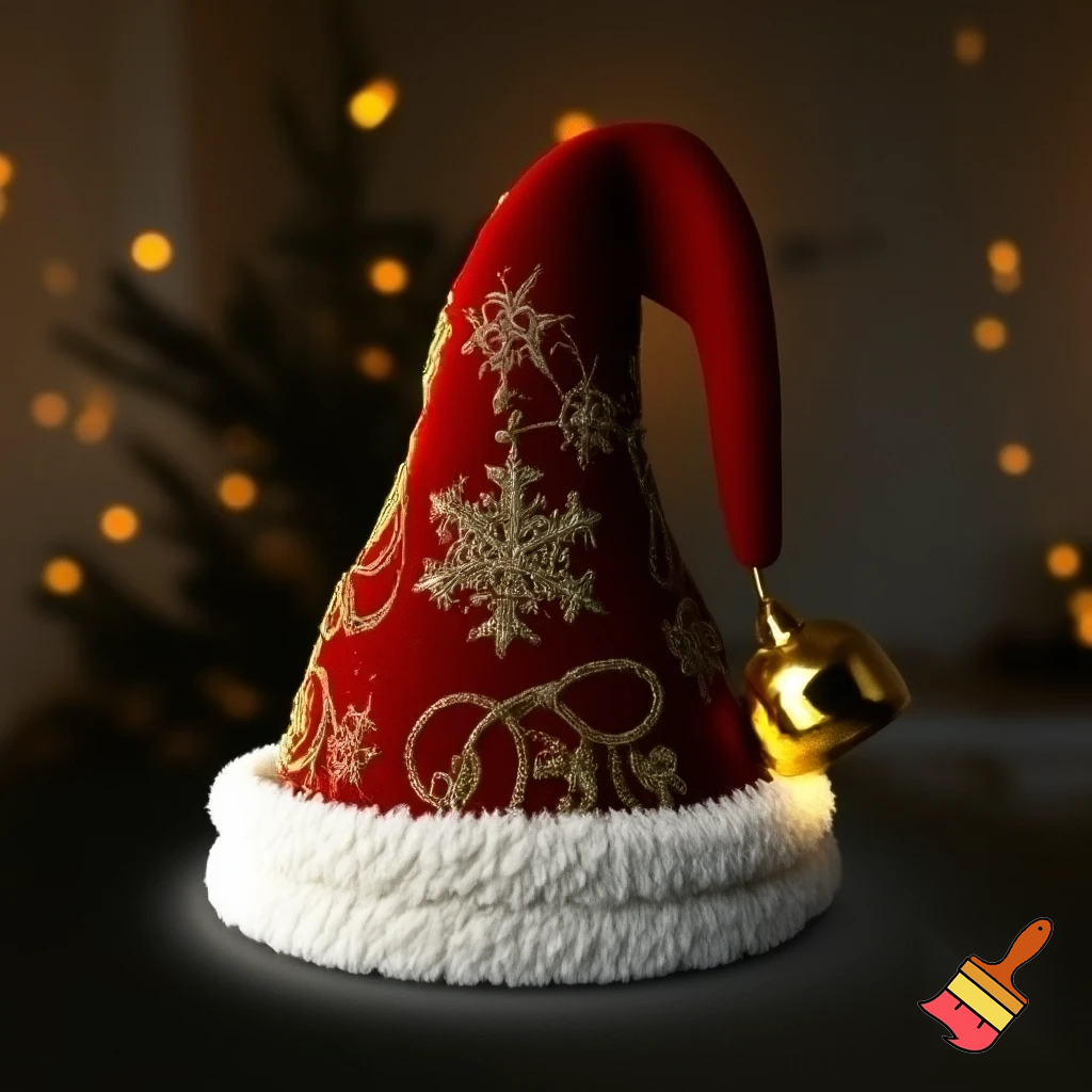 Christmas wizard hat