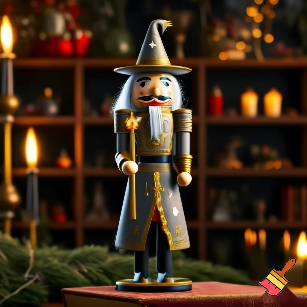 Christmas Nutcracker a wizard