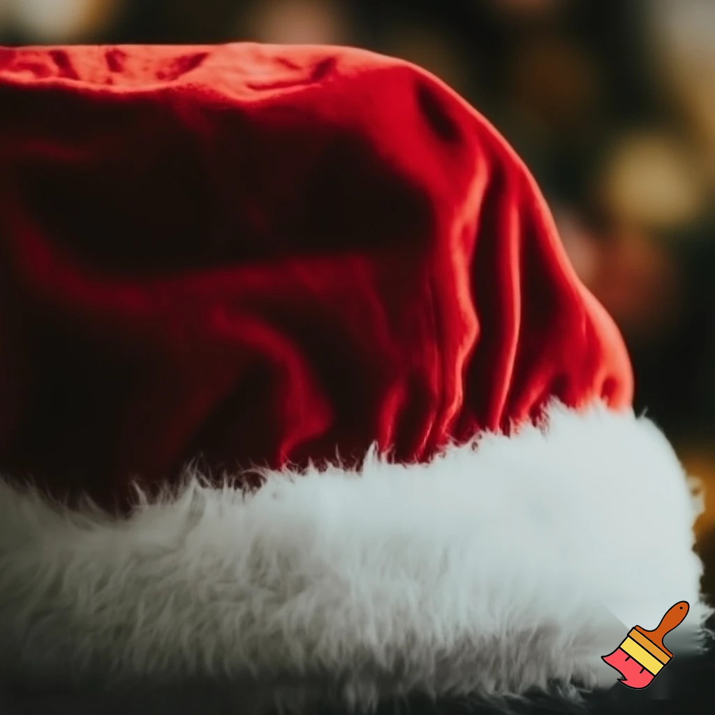 Christmas hat, Santa Claus hat velvet hat offensive hat