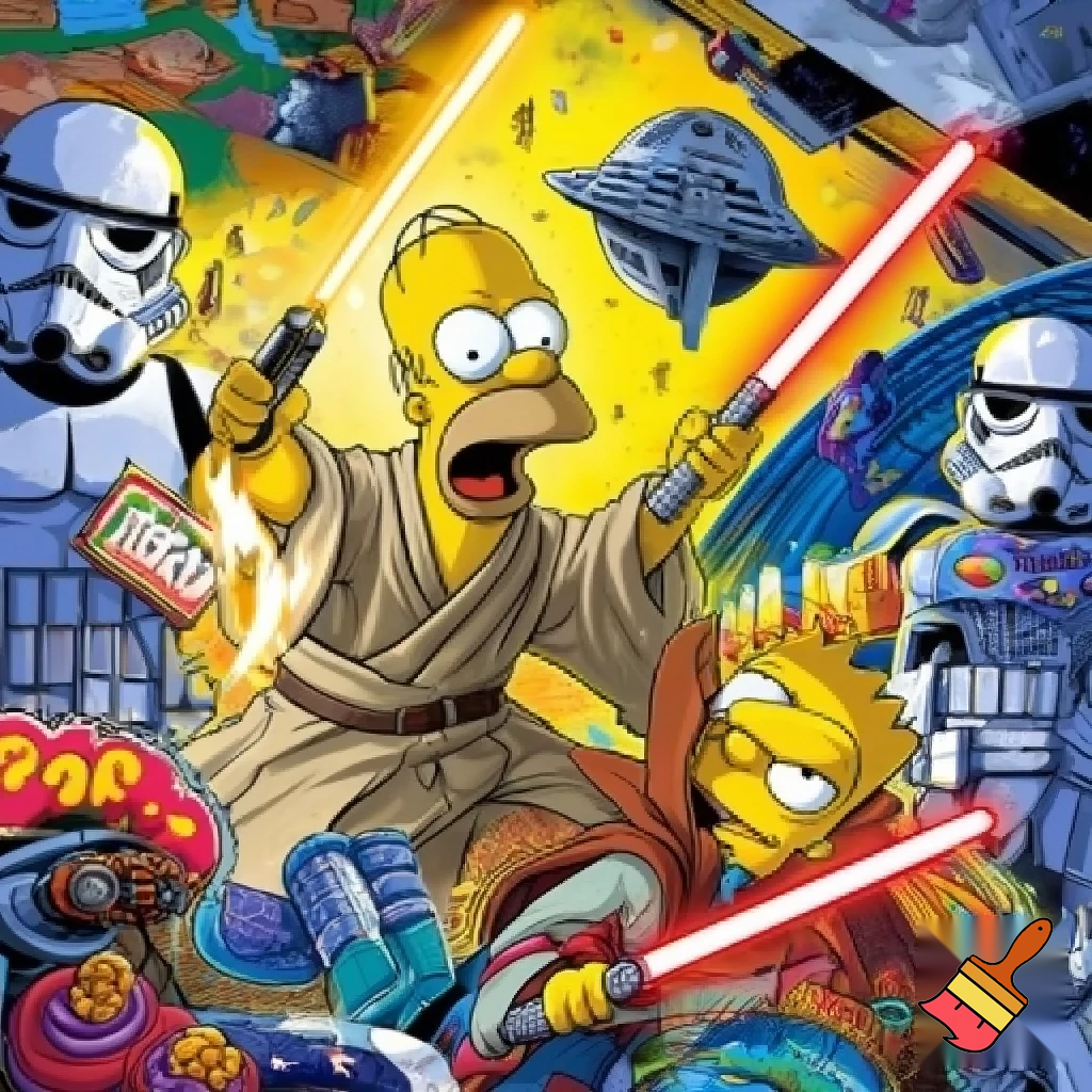Simpson star wars