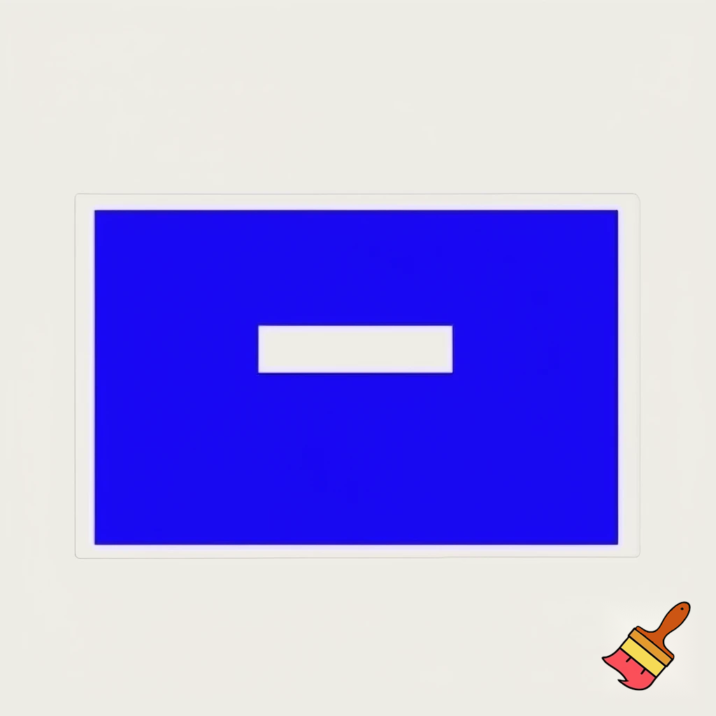 A blue rectangle with the text "rectangle" inside and "_kr" outside 
P.S you have grammar issues, draw it again