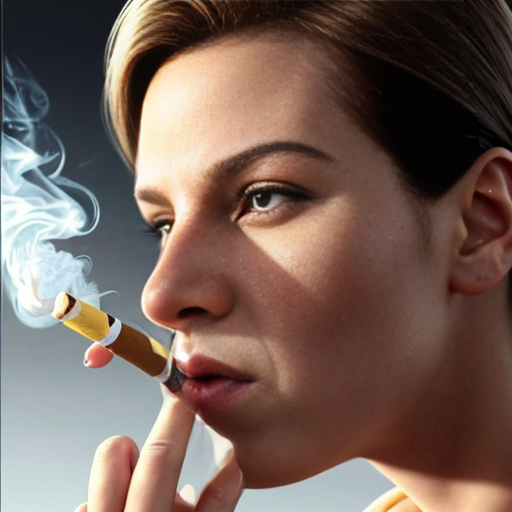 a poster on anti smoking cartoon
