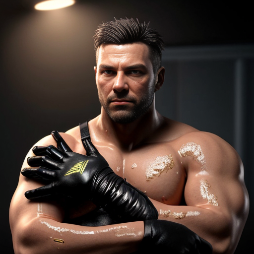 make a picture of ohnepixel even though he's made of gold and he's bathing in counterstrike knives and counterstrike gloves