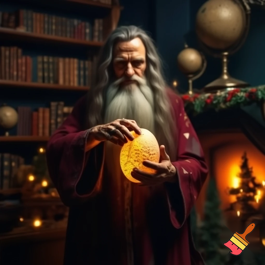 Wizard hatched Christmas
