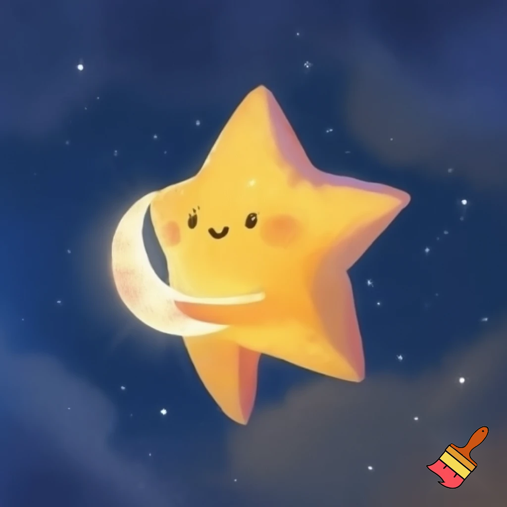 Star and the moon cartoon