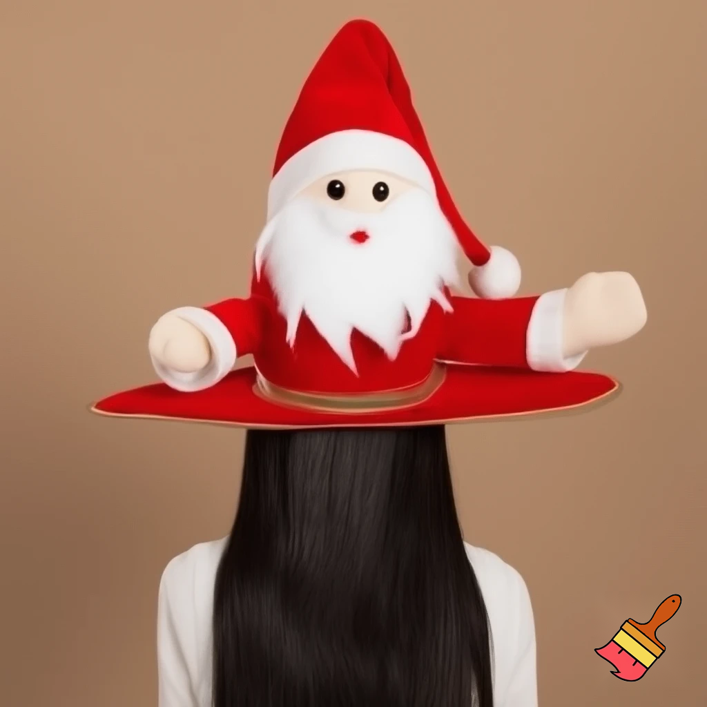 Christmas wizard hat Santa Claus hat velvet