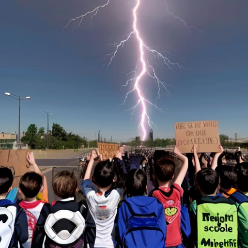 anime charachter REBELLING against WOKE and include ALOT of thunder 
emphasising there stanse on matter 
Put american and israely flags
make the charachters younger school children (PROTEST BY SCHOOL KIDS)
