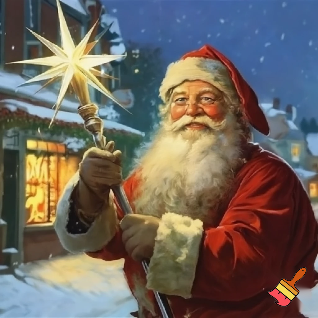 Richard Russia, Santa Claus with the walking stick star