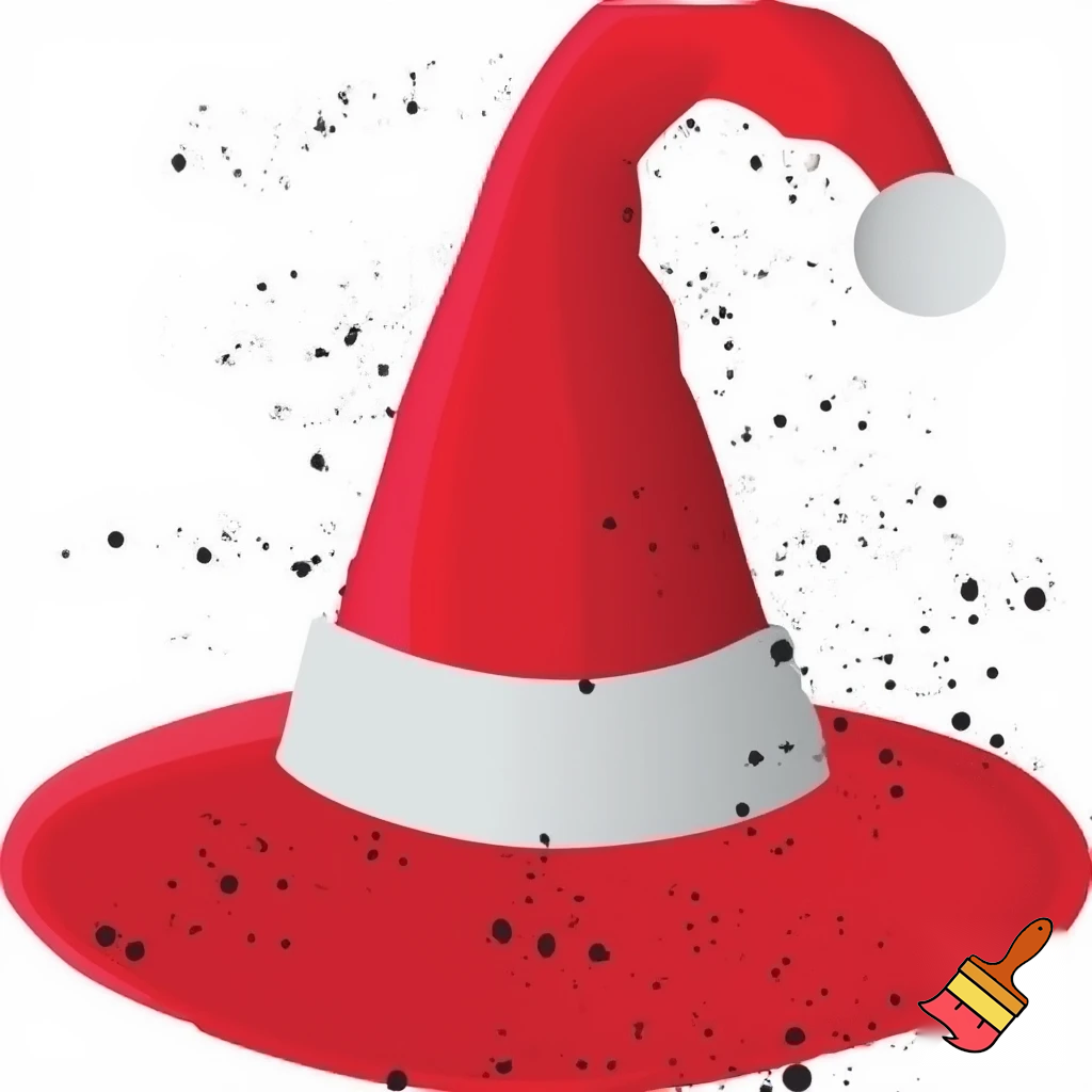 A wizard hat Christmas hat Santa Claus hat a hat