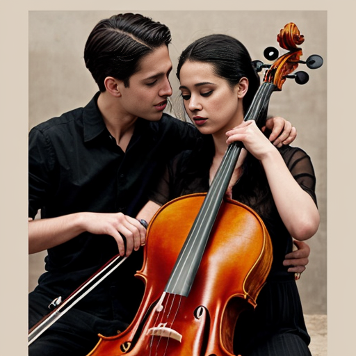hi i want an alternative book cover for the book not another love song by julie soto. I want a cello couple on stage. with the name of the book and the name of the author 