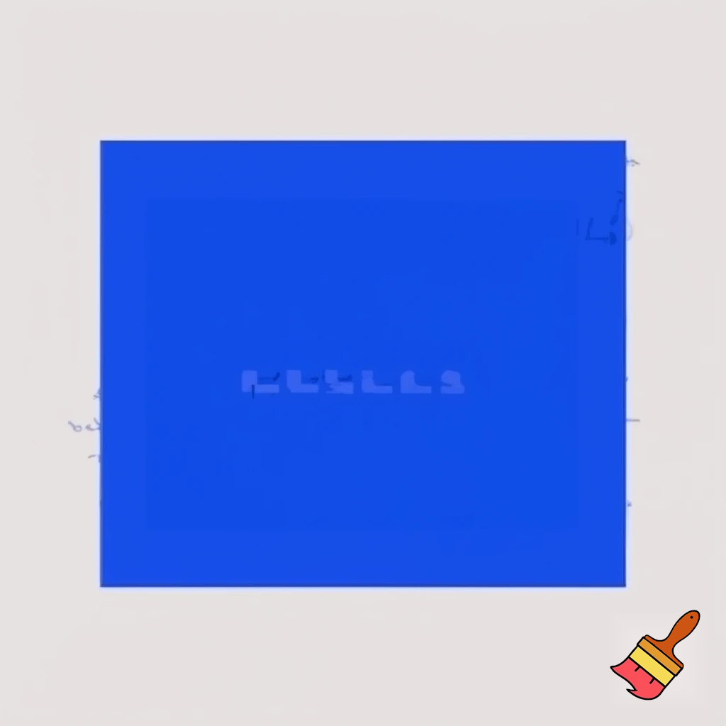 A blue rectangle with the text "rectangle" inside and "_kr" outside 
P.S you have grammar issues, draw it again