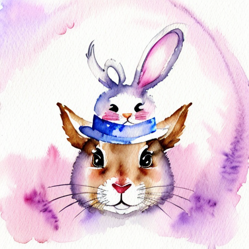 Easter bunny top hat headband, purple and white gold and silver