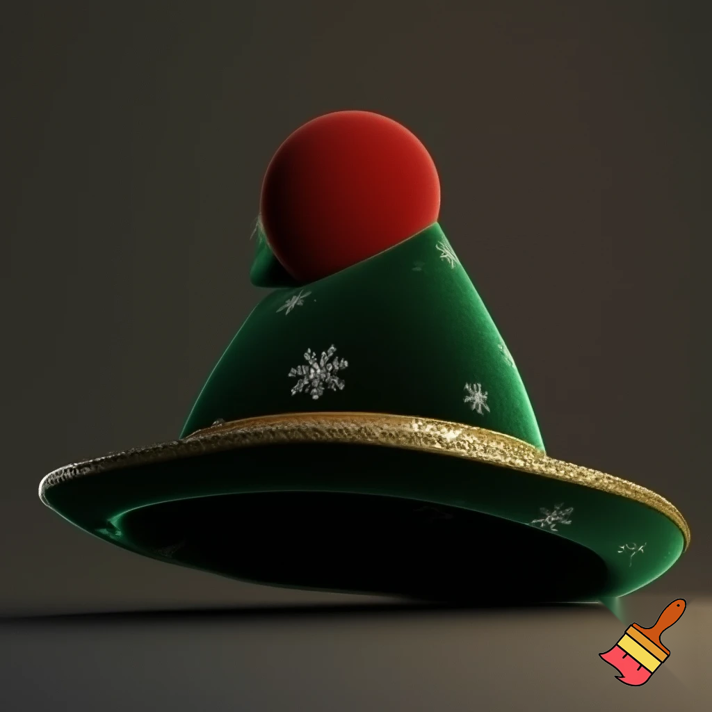 Christmas wizard hat
