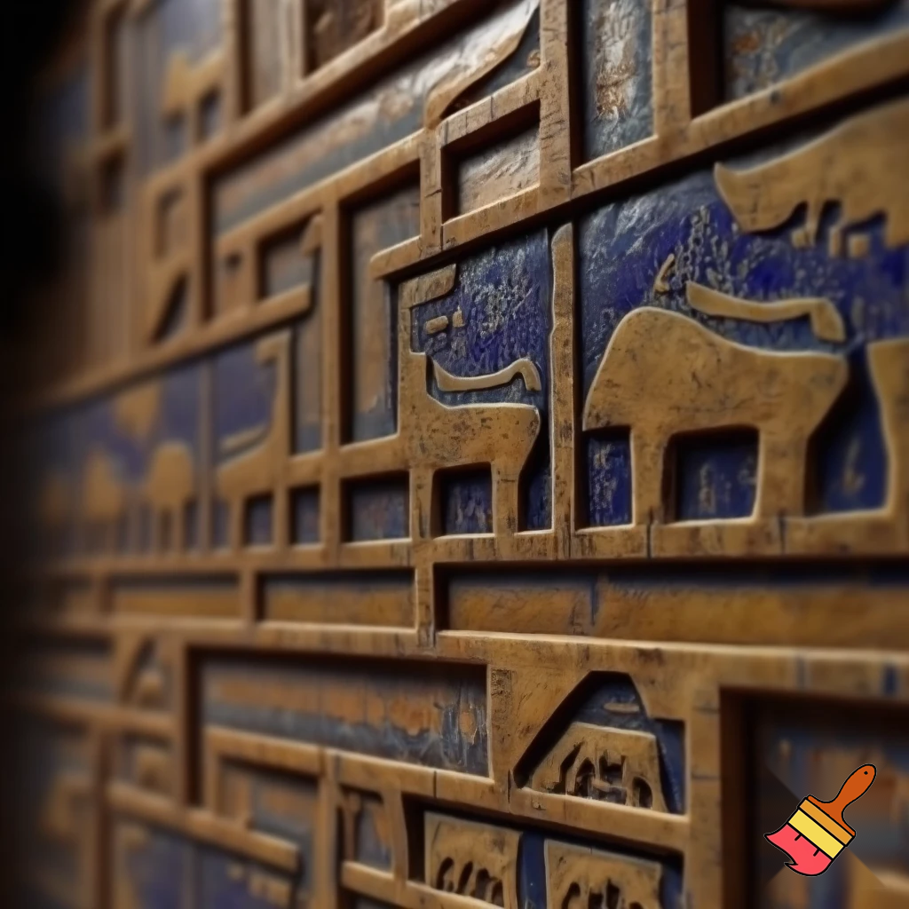 ceramic tiles in babylon stile