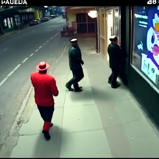 Cctv footage clown vs shaq uganda