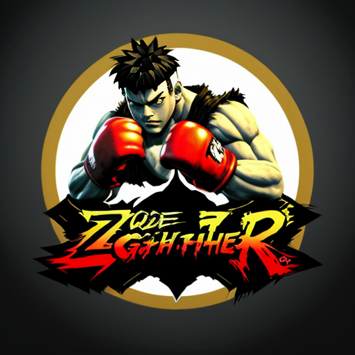 fait moi une image jacket de jeu vidéo avec le titre Zoo Punch qui est un jeu de combat à la street fighter avec un style low poly