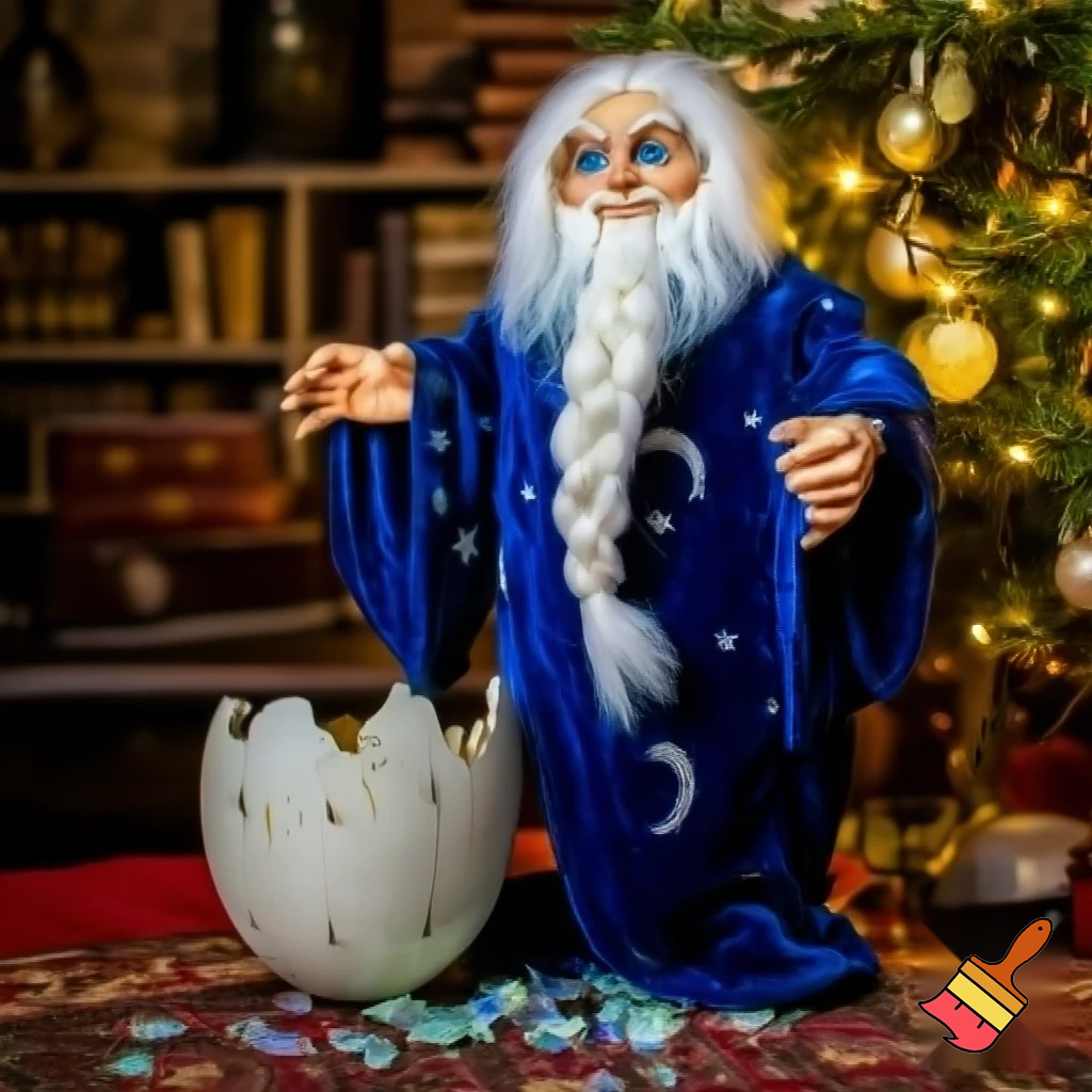 Wizard hatched Christmas