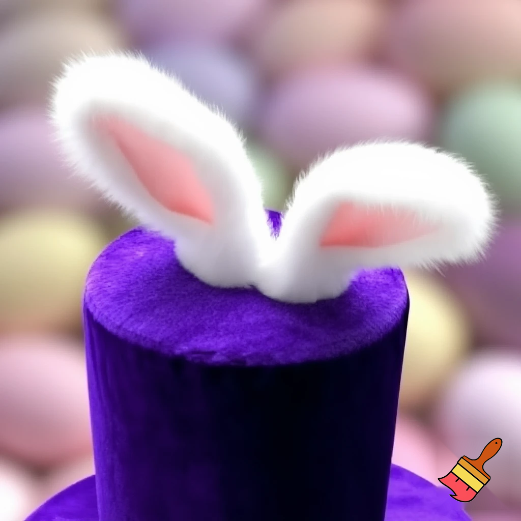  Easter top hat Easter top hat velvet Easter bunny ears