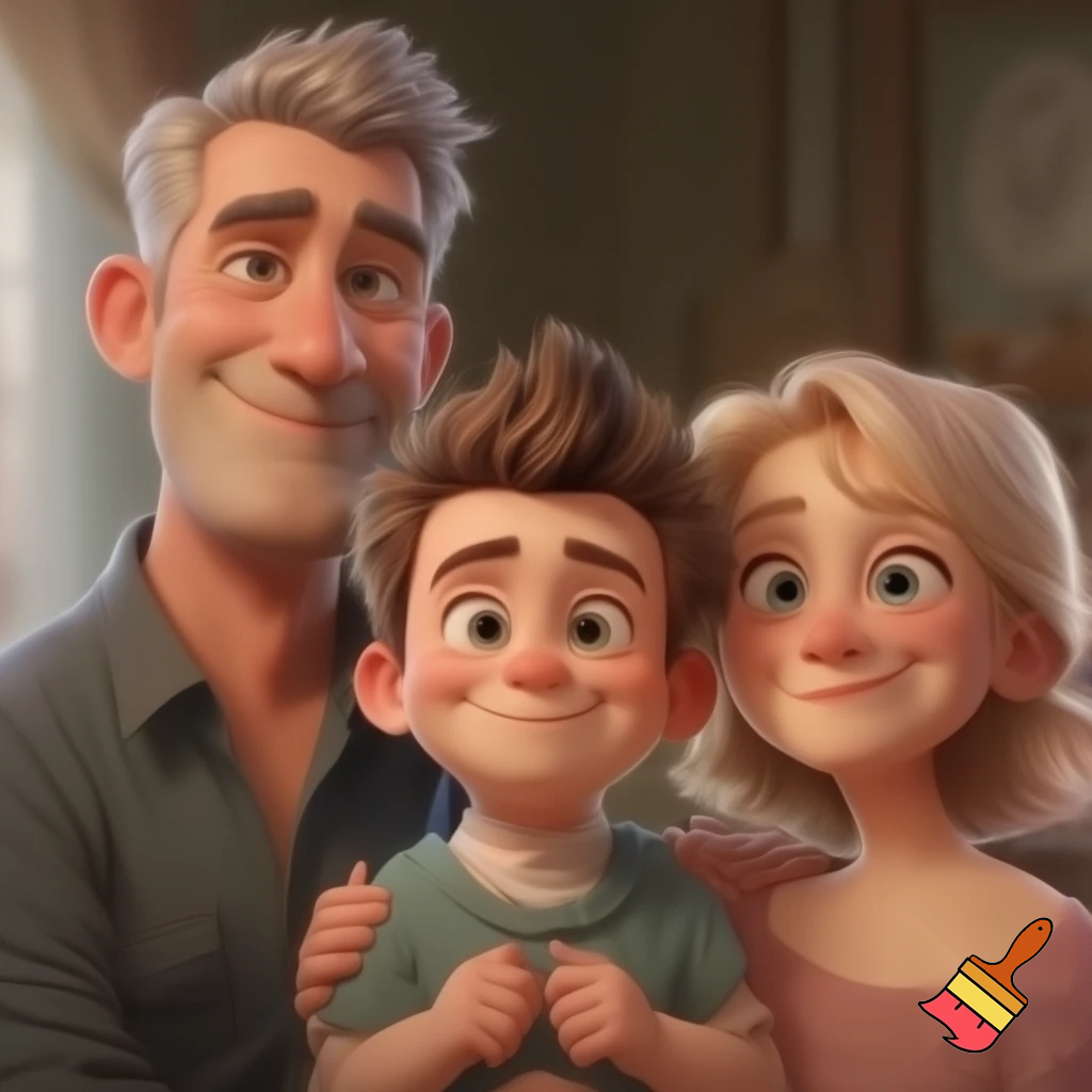 Ben had short spiky hair with short upper bits brown hair 13 year old overweight his sister is olive 7 year old blonde hair and his parents silver family
