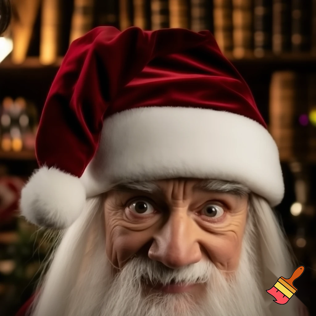 Wizard Christmas hat read