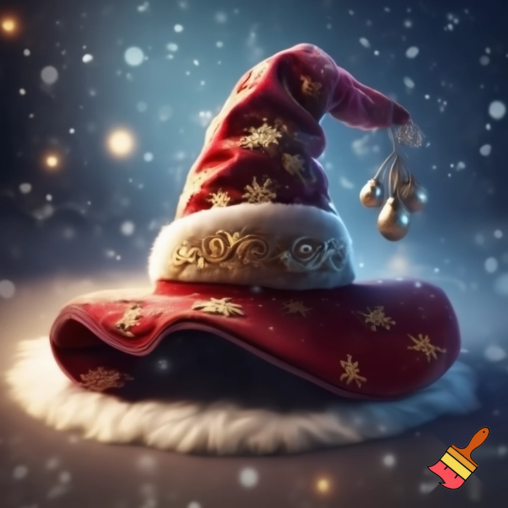 Christmas wizard hat