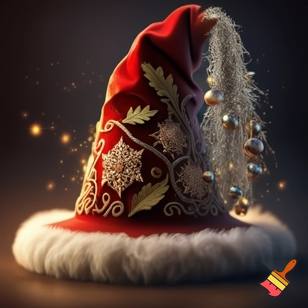 Christmas wizard hat