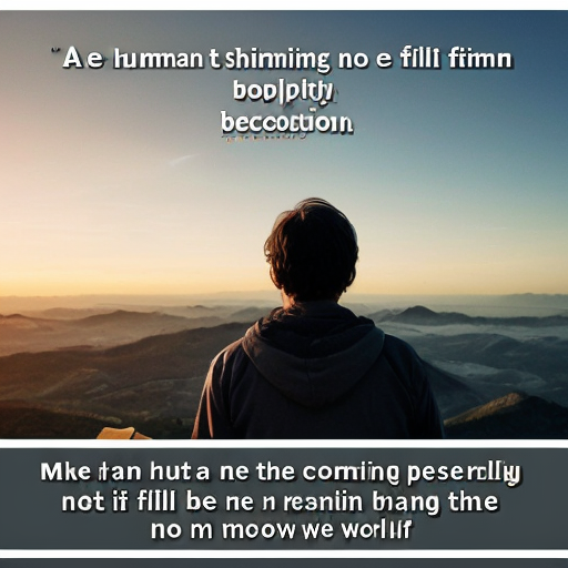 haz una imagen tipo comic de esta frase: “El ser humano no nace terminado. Nace con la posibilidad de ser más. La educación no es llenar cabezas, es acompañar a cada persona en su proceso de convertirse en alguien consciente de si mismo y del mundo”