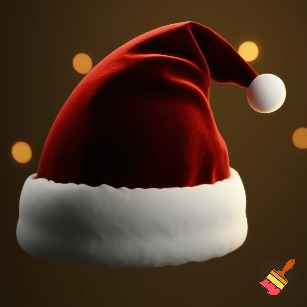 Christmas Santa Claus velvet hat delicate special delicate hat