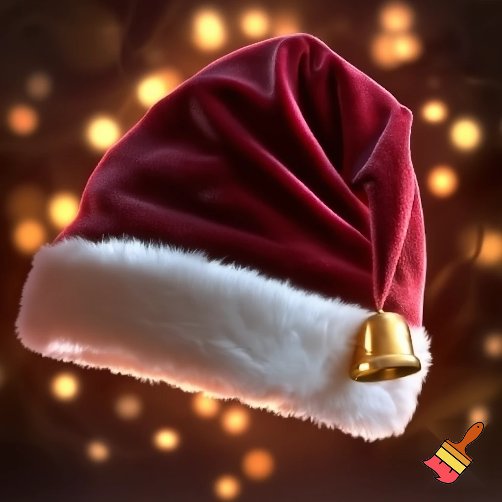 Christmas hat a Christmas hat velvet hat elf velvet
