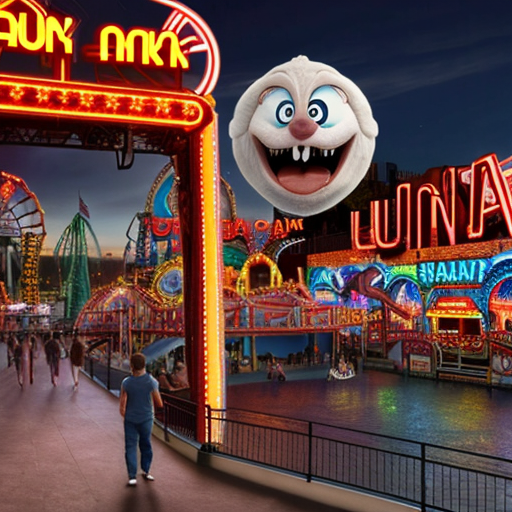 Luna Park cartoon