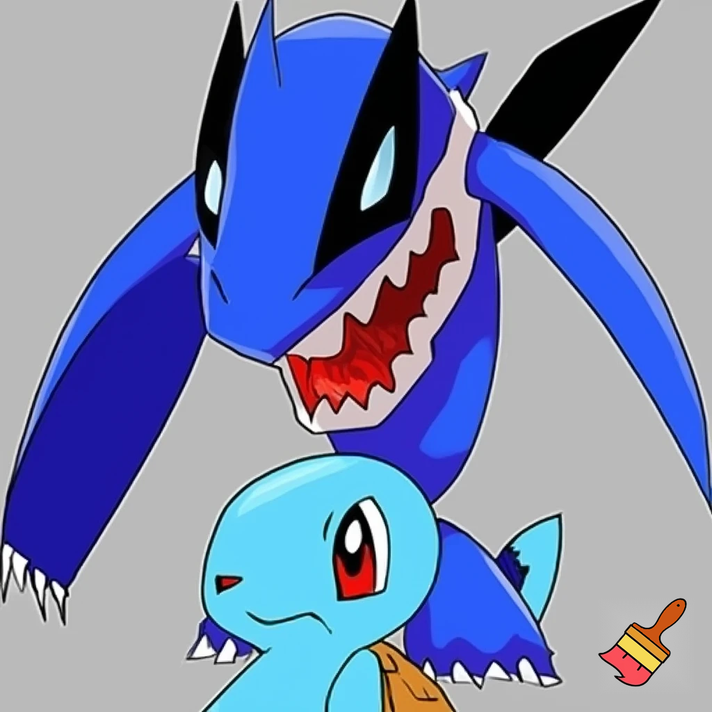 blue agumon veemon digimon squirtle blue wartortle pokemon fusion