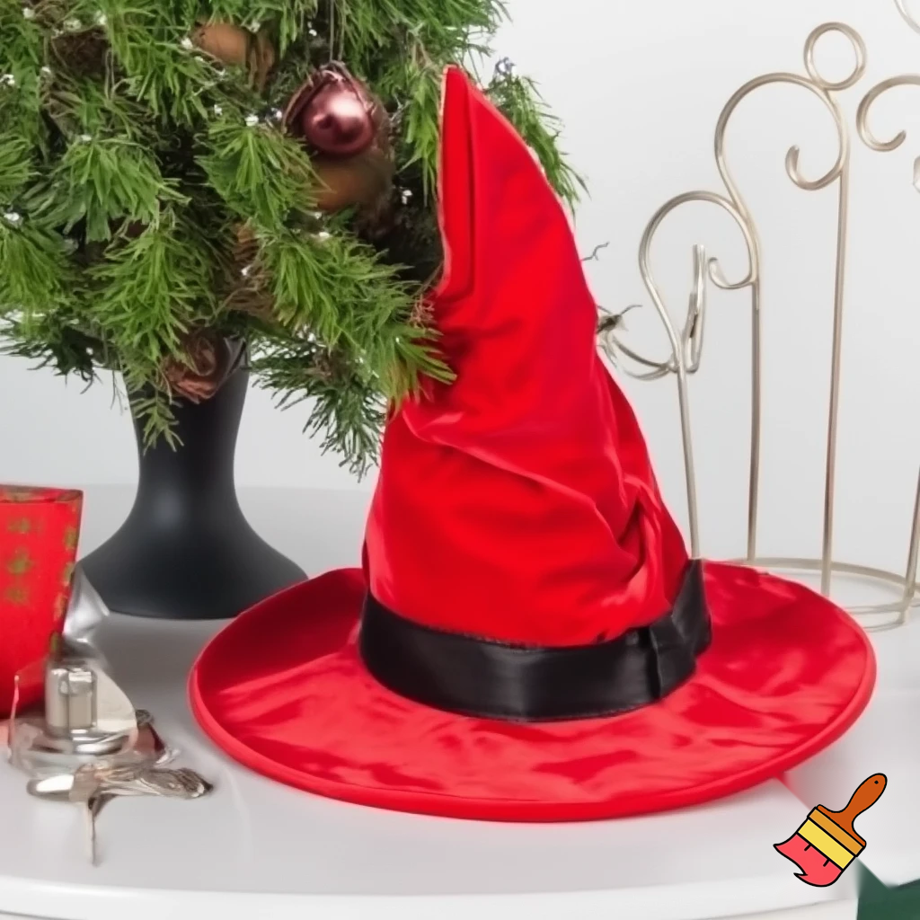 Christmas wizard hat Santa Claus hat velvet