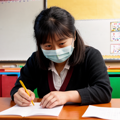 a panda teacher checking puntuality