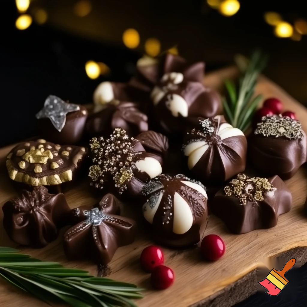 Chocolates special chocolate Christmas one