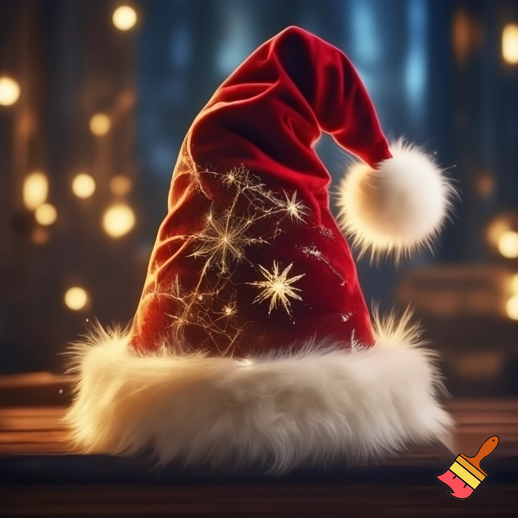 Christmas wizard hat, Santa Claus hat