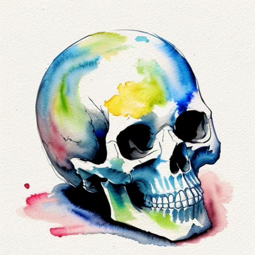 I want an image with the words "The truth is here" written on it, with a skull in the Anonymous graphic style in the background.