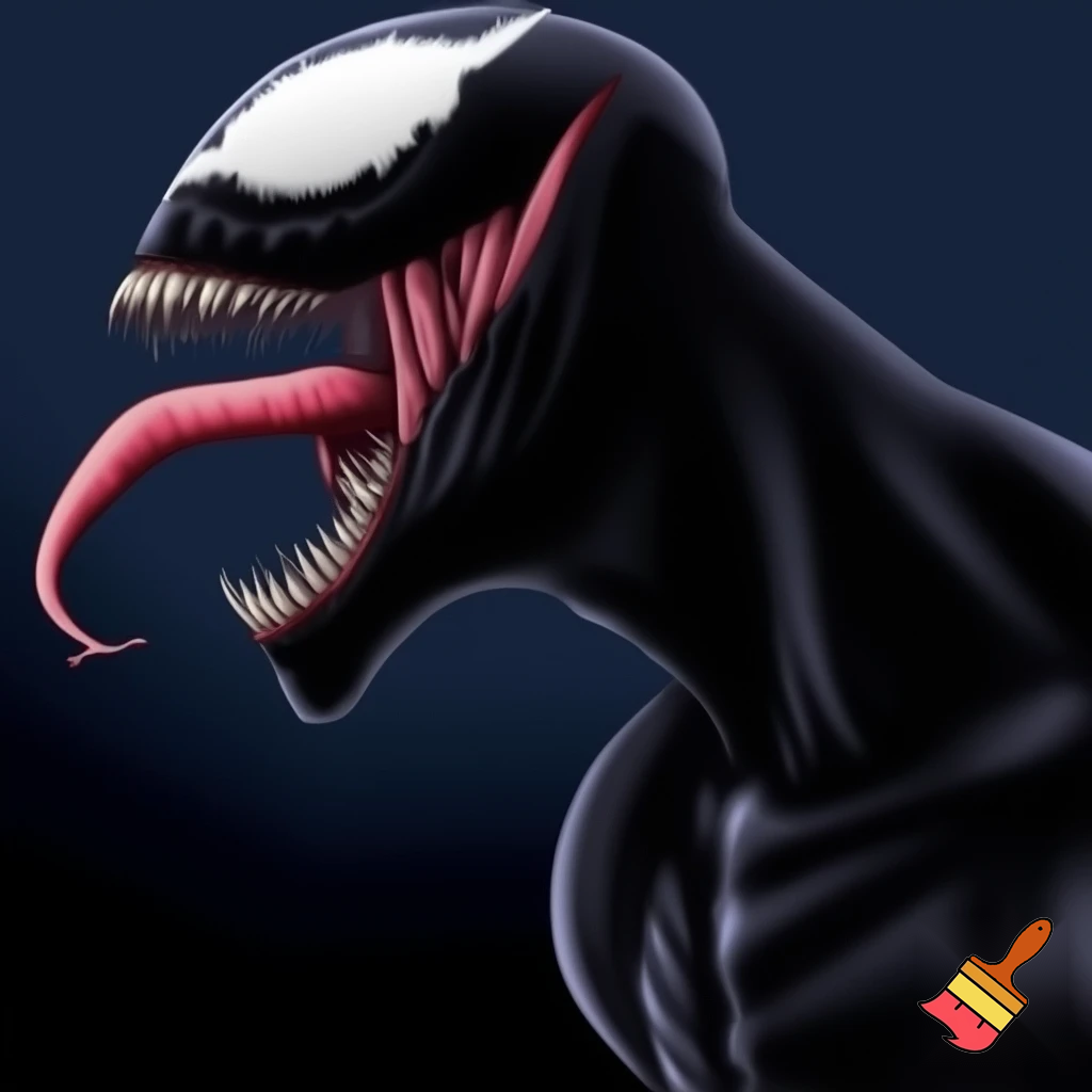 Venom with an endomorph type of body