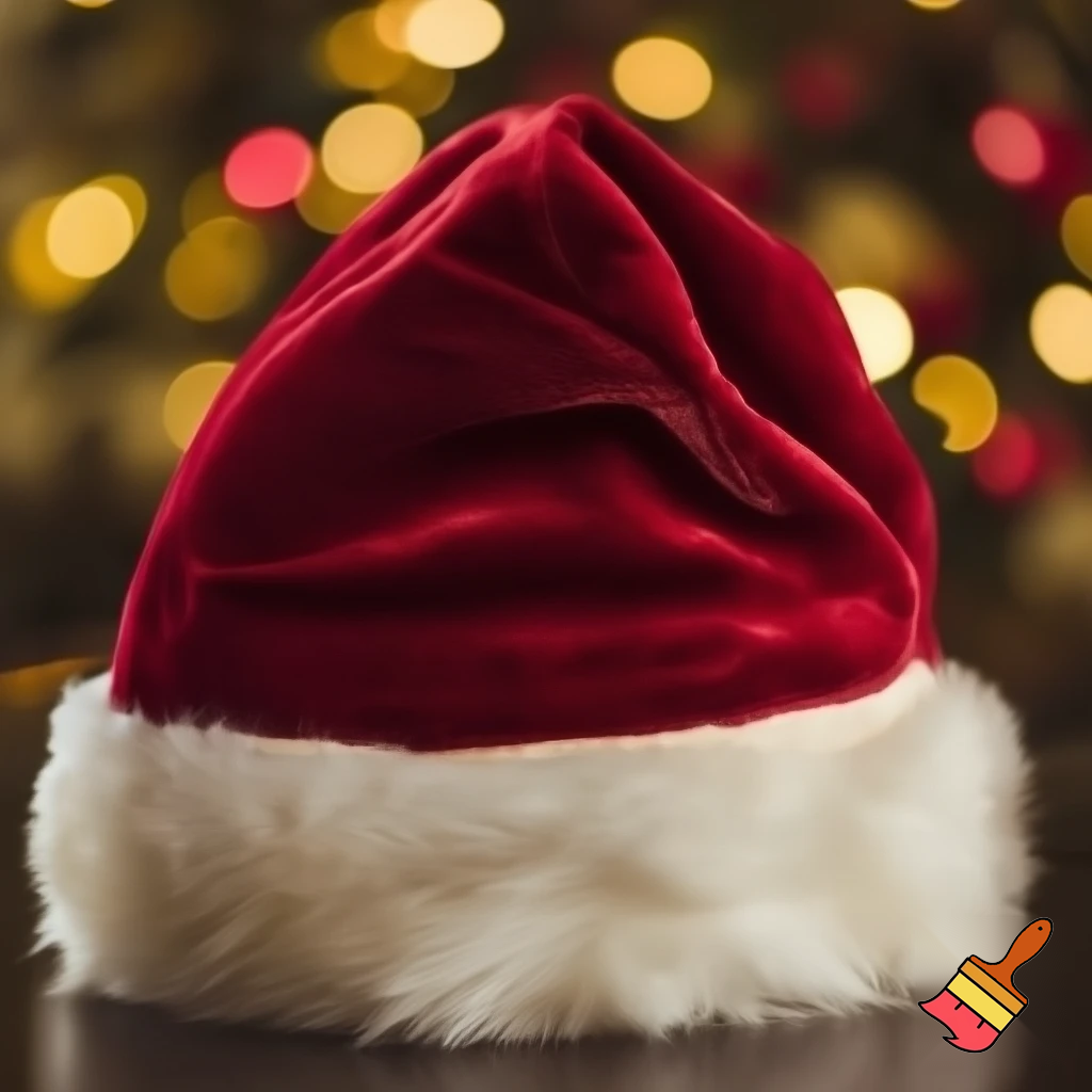 Santa Claus hat velvet Christmas Santa Claus hat 