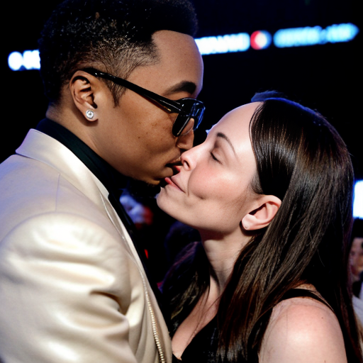 Elon musk kissing diddy