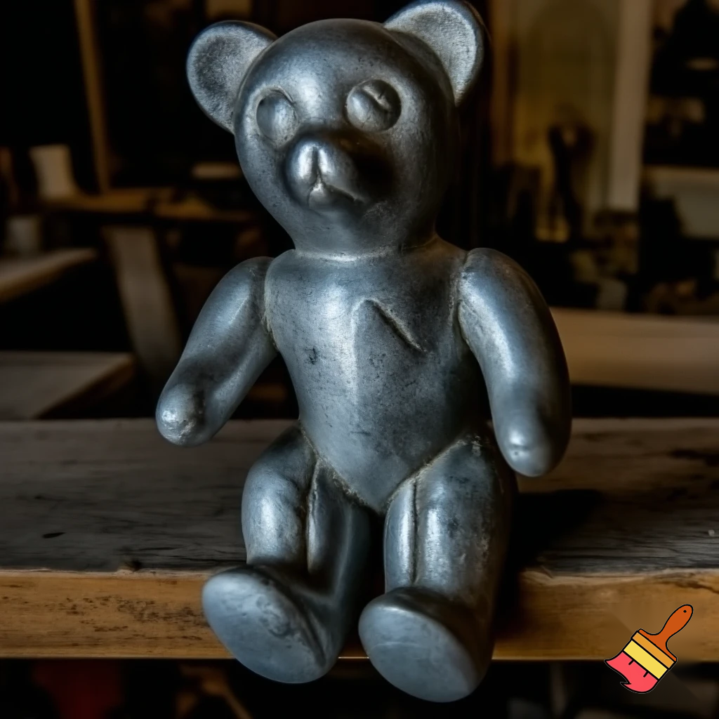 aluminum teddy bear cartoon