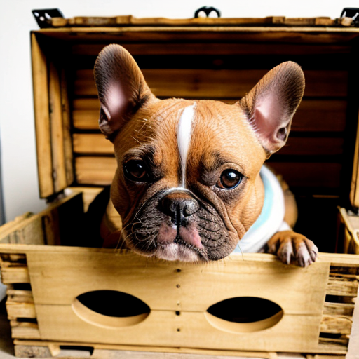 crate a image of a frenchie 