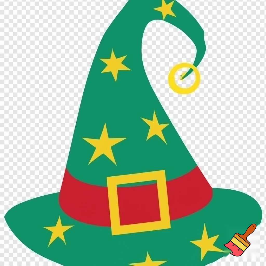 Christmas wizard hat