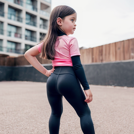 5岁女孩穿紧身衣