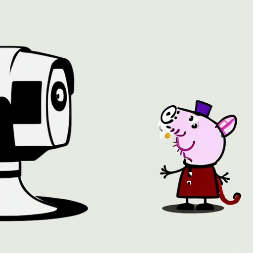 Cctv footage clown vs peppa uganda