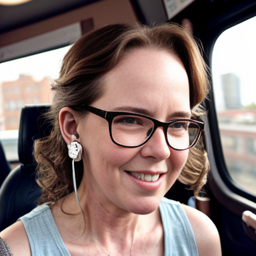 Cute adorable niña Chilindrina y con Elizabeth Perkins glasses con hair lazo curly con verano casual formal elegante sensual sexy con aparatos auditivos audífonos sordera con close up whispering touching ear each other secrets con paséo con ciudad 15