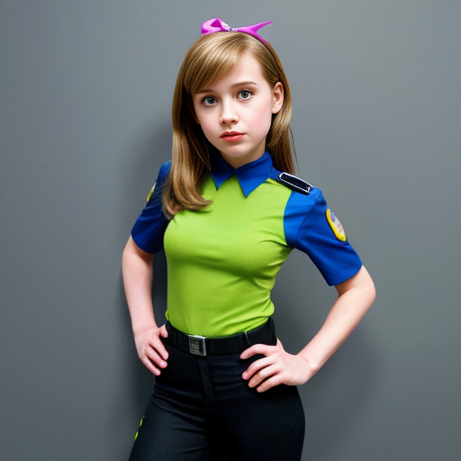 Fairly OddParents girl wearing spy uniform