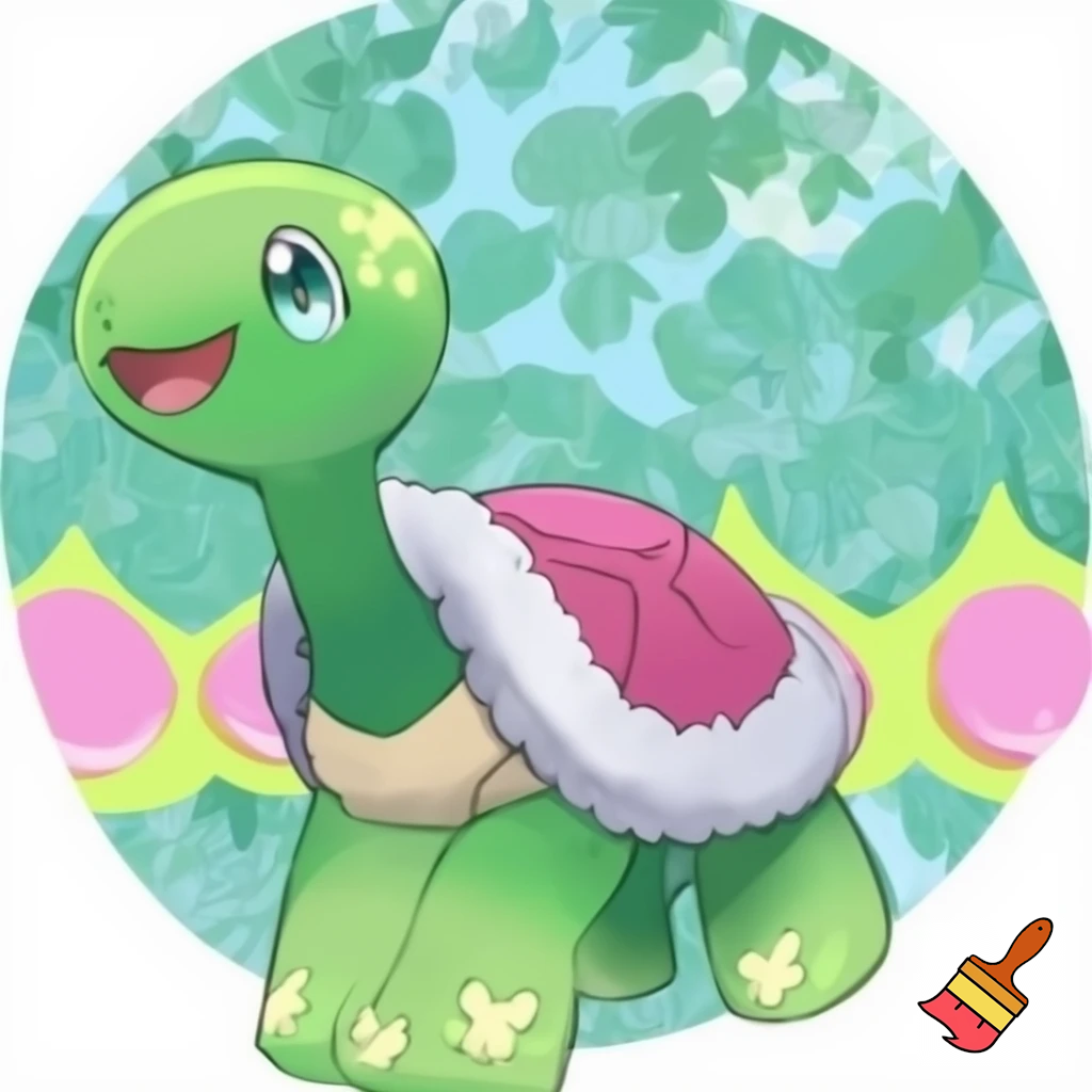 soinc style turtle pokemon squritle fusion fusion