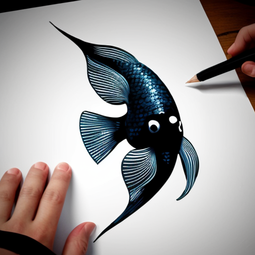 Make me a simple 2-d logo of a coy fish for my buisness